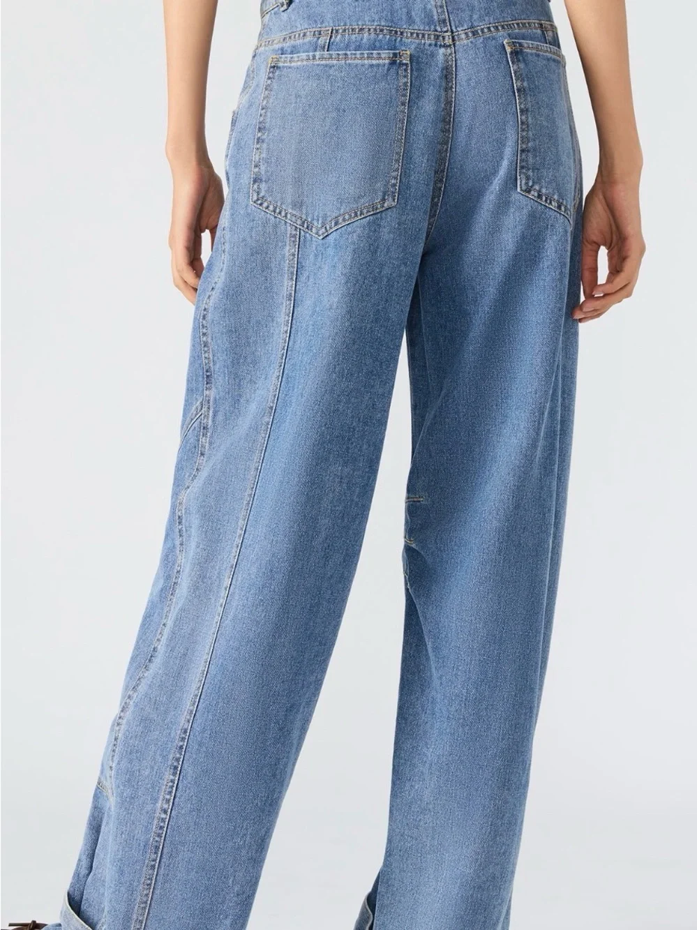 Steve Madden Light Blue Relaxed Boyfriend Jeans